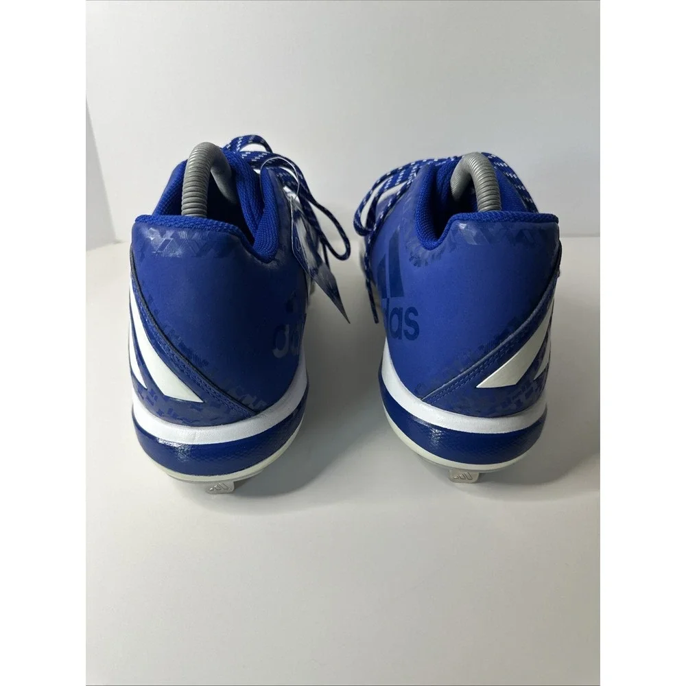 Adidas Men's Poweralley 4 Low Metal Baseball‎ Cleats Mens Size 14 W/ Tags Blue